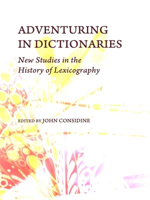 cover image of Adventuring in Dictionaries